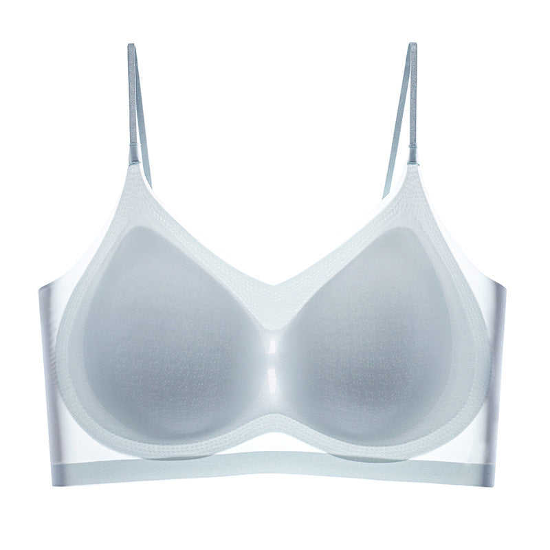 SUMMER SEAMLESS ULTRA-THIN PLUS SIZE ICE SILK COMFORT BRA