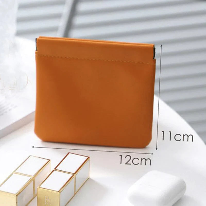 PU Leather Pocket Cosmetic Bag