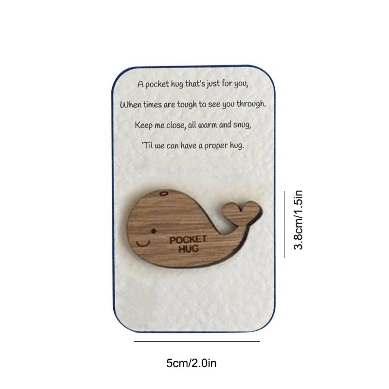 Pocket Hug Wooden Token