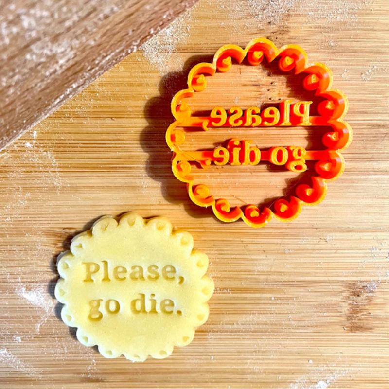 Cookie Molds With Fun and Phrases (4pcs/SET)