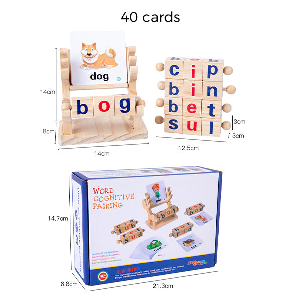 Wooden Reading Blocks