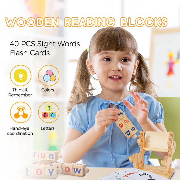 Wooden Reading Blocks