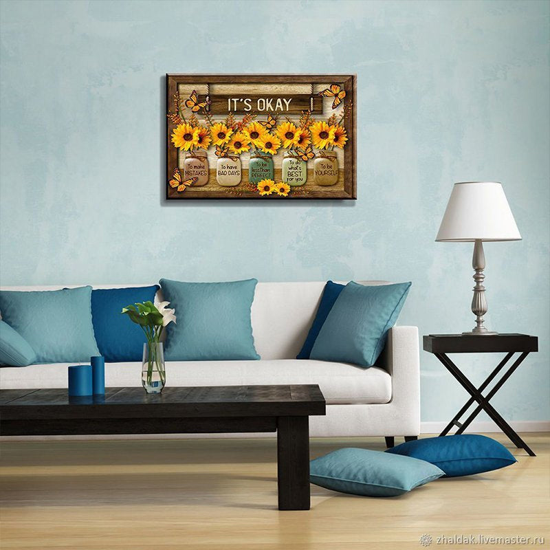 🌻Butterfly Sunflowers Wall Art🦋