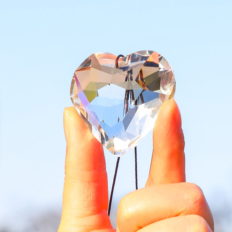 Hanging Heart Suncatcher Prism Crafts