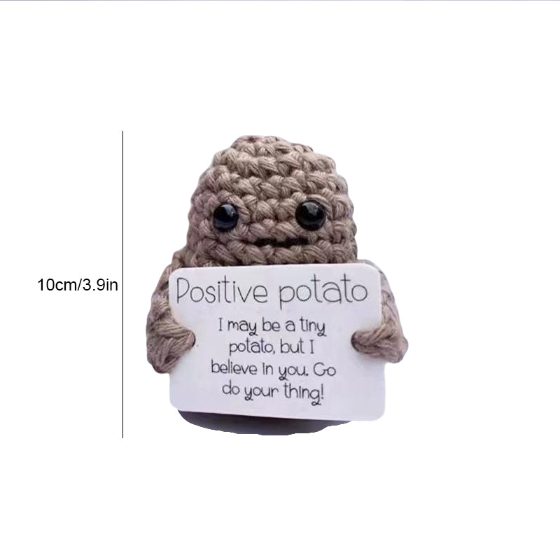 🥔Funny Gift Knitted Positive Potato🥔