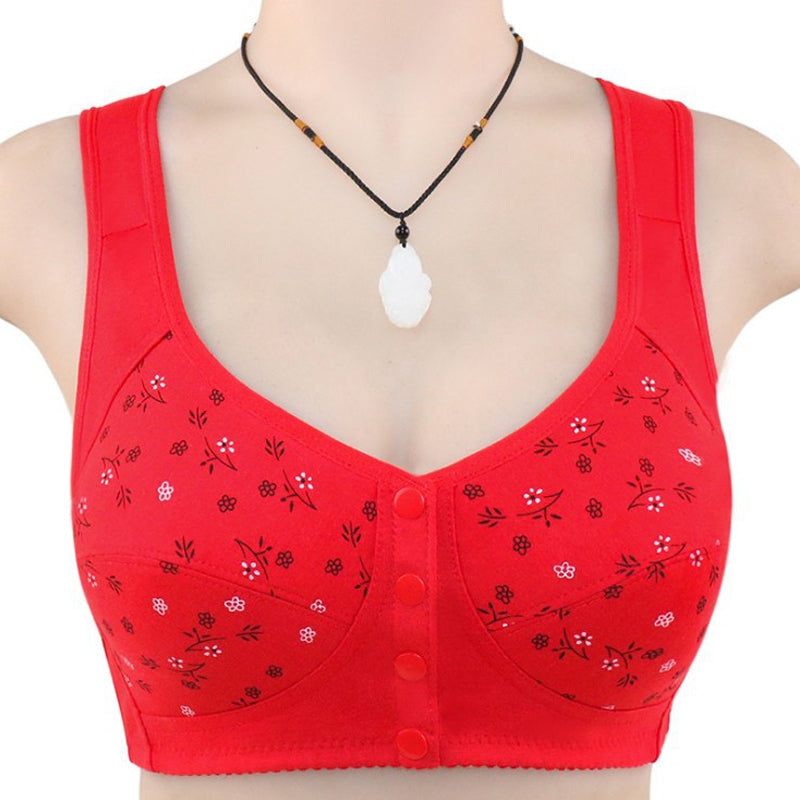 Convenient Front Button Bra