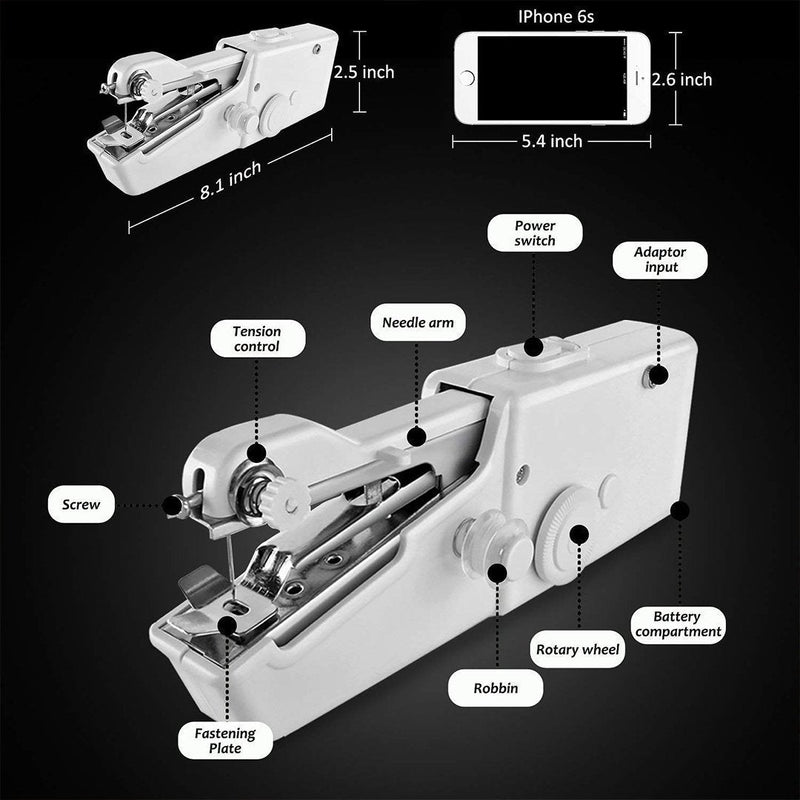 Sunsetime™ Mini Portable Handheld Sewing Machine