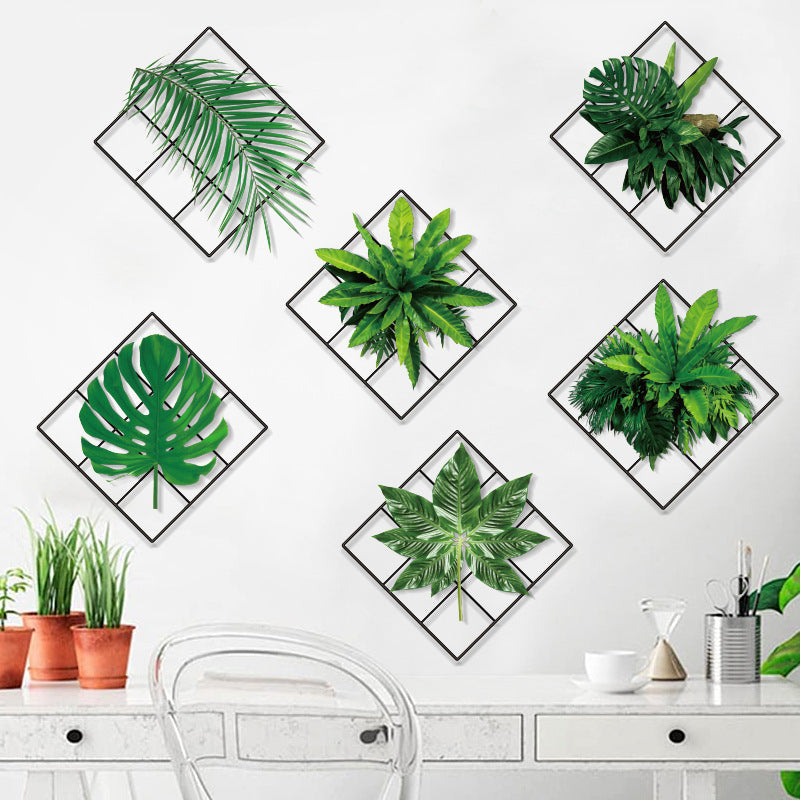 3D Green Plant Wall Sticker