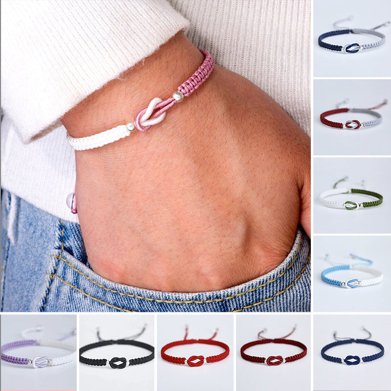 Linked Together Handmade Braided Bracelet