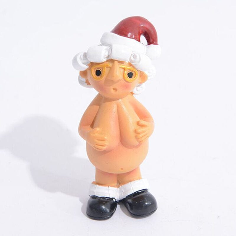 Santa Supporter Christmas Resin Decoration